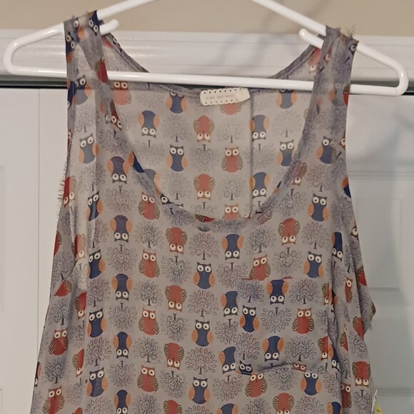 #17 3/$18 - Pins and Needles Gray/Orange Tank Top Size M - Picture 7 of 7